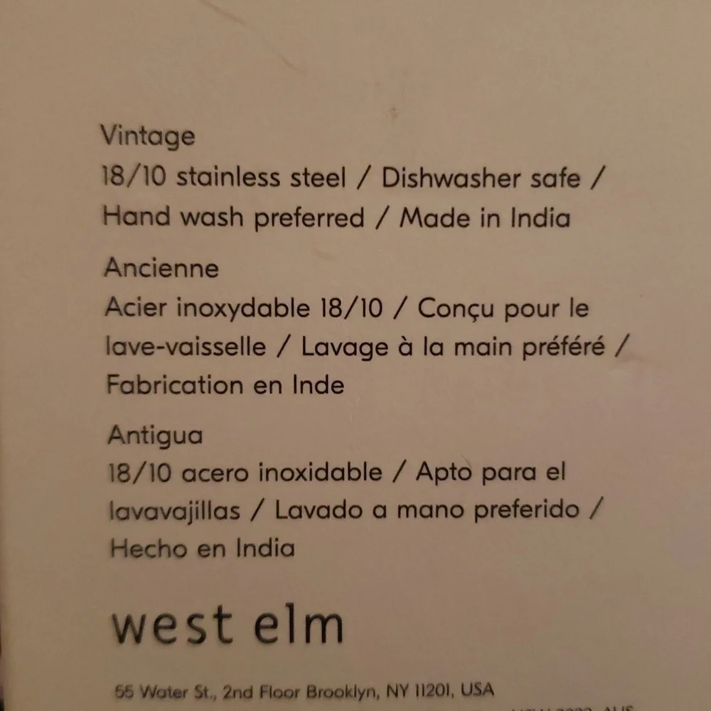 💥BUY 2 GET 1 FREE WEST ELM COVE FLATWARE SET, VINTAGE, RETAIL $49.50
